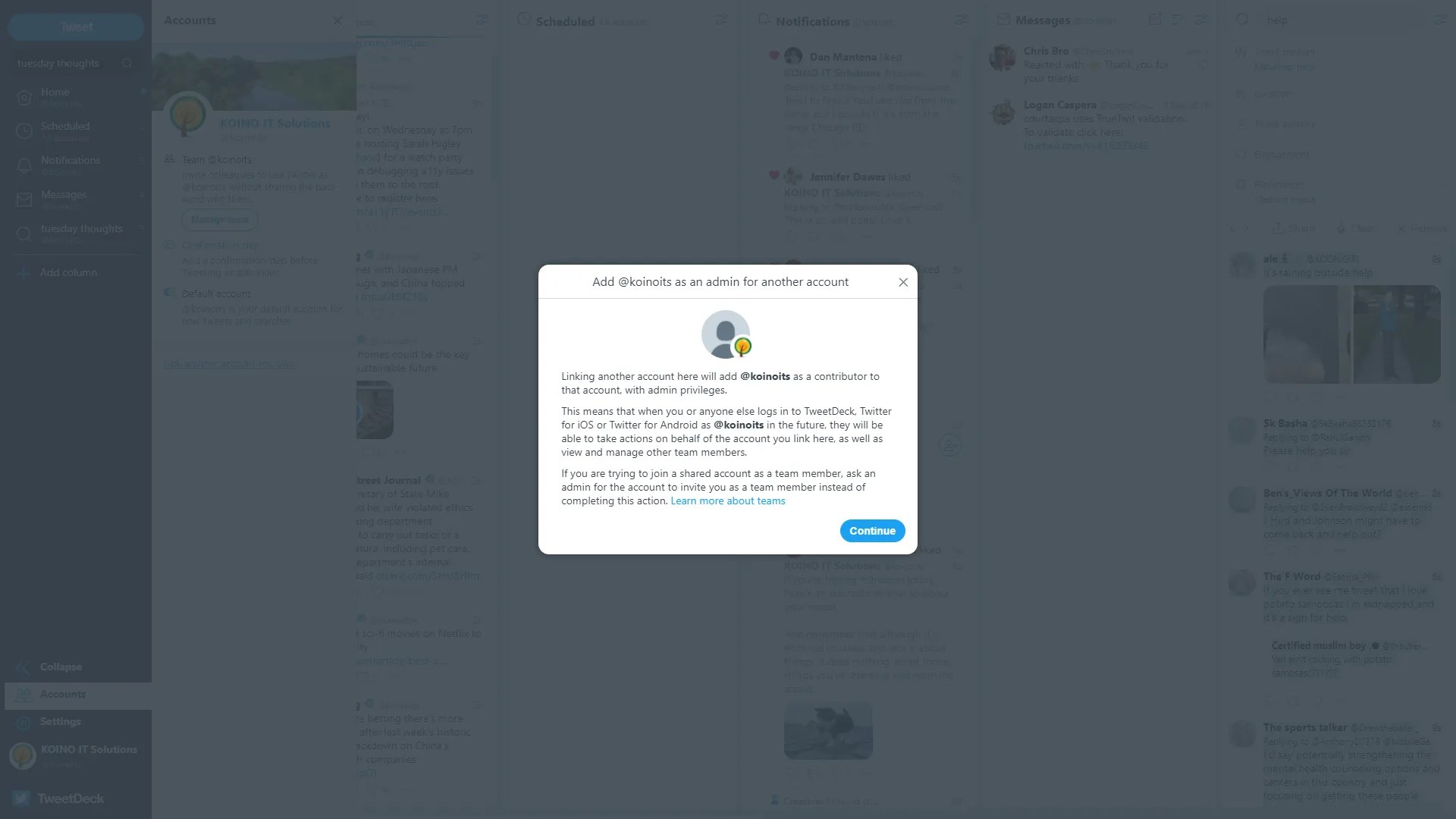 Click that button to add a new column . 7 Ways Twitter Could Improve Tweetdeck