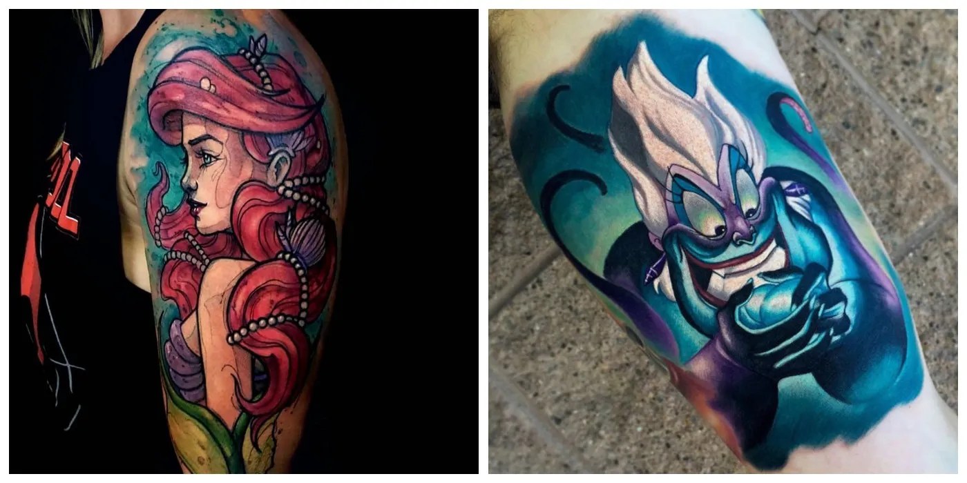 The Little Mermaid: 10 Disney Tattoos That Make Fans Part Of Her World 500_x_960_jpg