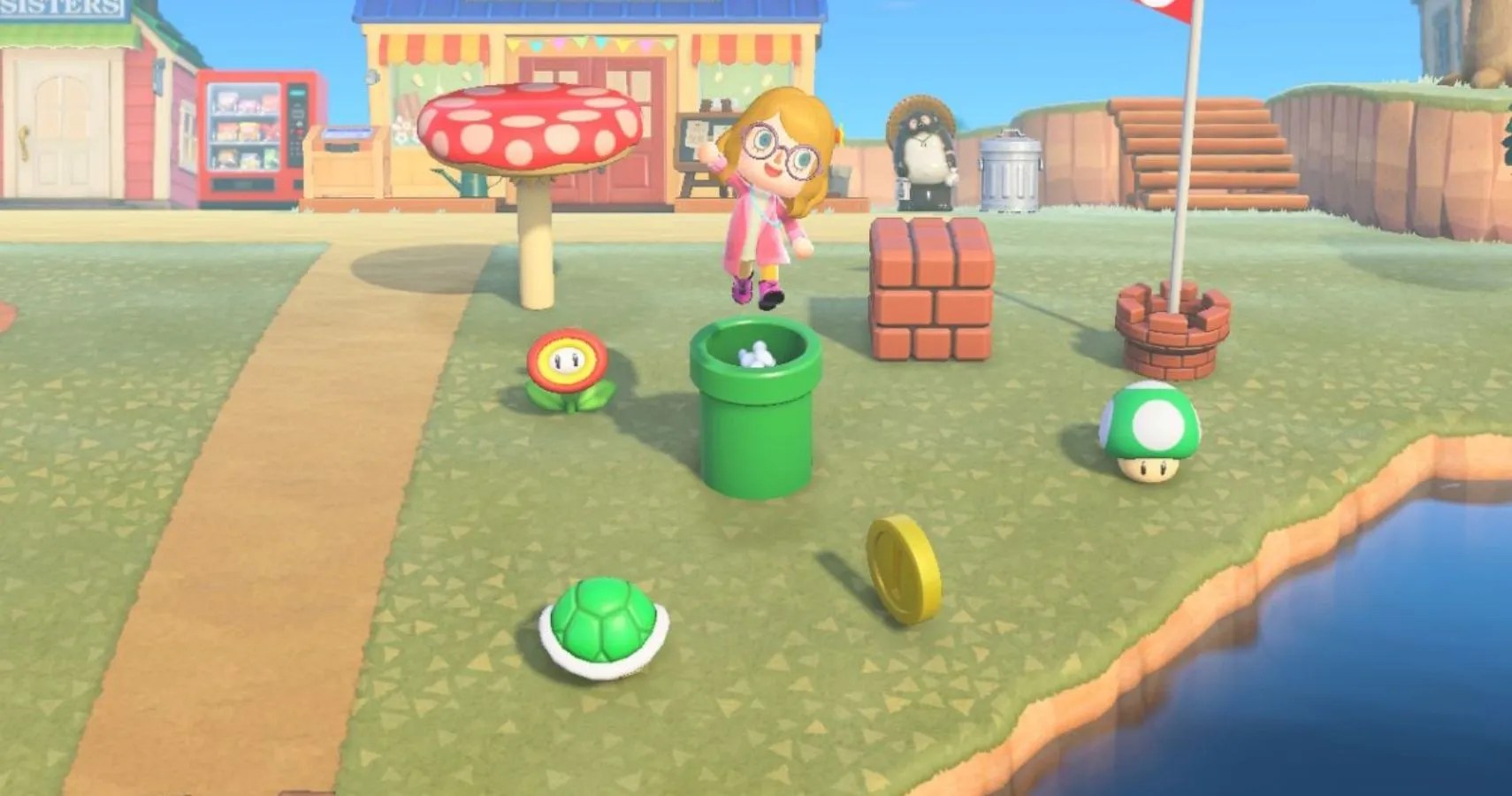 Secret forest pipe · 6. Animal Crossing Fans Show Their Photography Skills In New Pipe Challenge