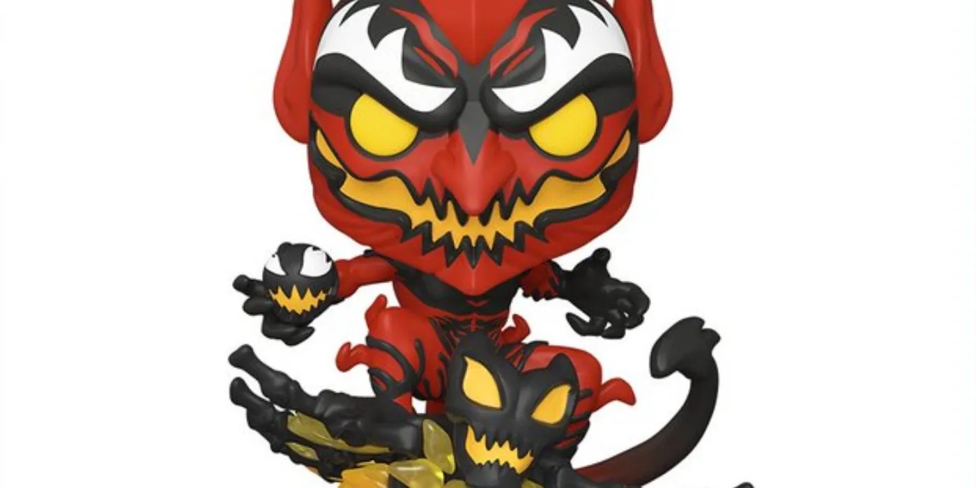 SpiderMan's SymbiotePowered Red Goblin Scares Up His First Funko Pop