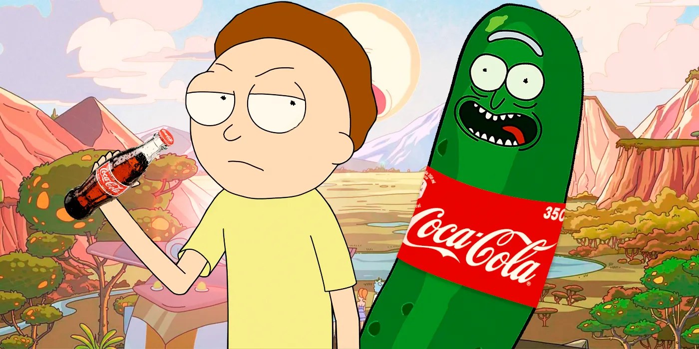 During the season 3 episode entitled pickle rick, morty (justin roiland) discovers that his grandfather has rick turned himself into a pickle. Wendy S Rick And Morty Announce Custom Coca Cola Drinks Cbr