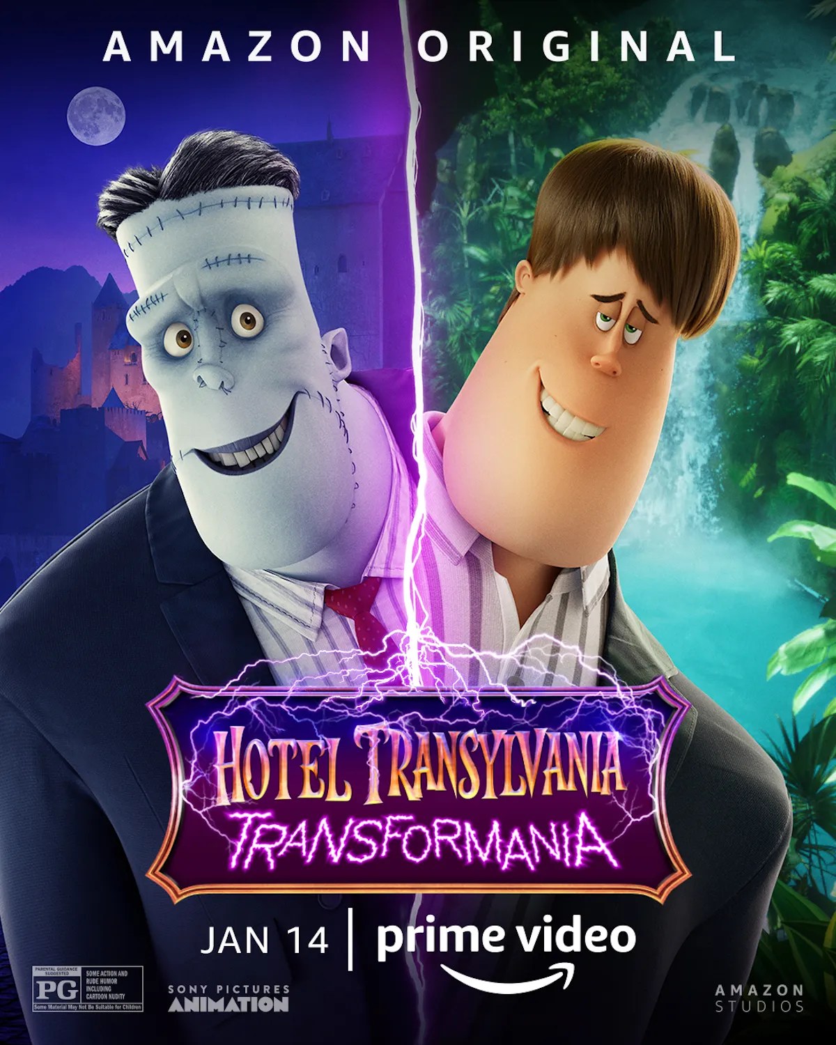 Seguir usuário ler a crítica 5,0. Hotel Transylvania 4 Posters Show Monsters Human Transformation
