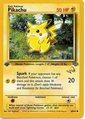 Aug 18, 2021 · red's pikachu (japanese: paizo.com - PokÃ©mon TCG: Pikachu Promo Card