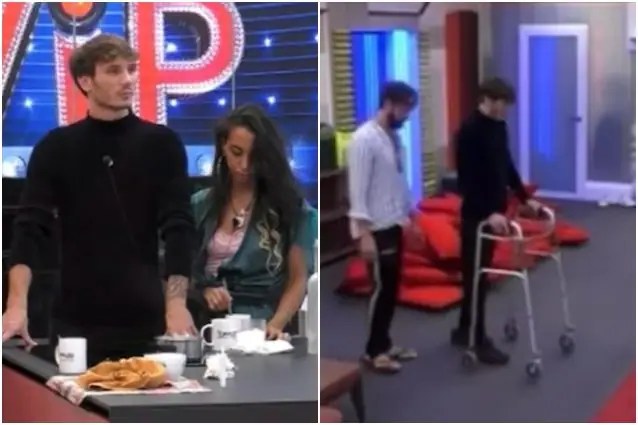 Si è alzato dalla sedia a rotelle, camminando sulle sue . Manuel Bortuzzo cammina con i tutori al GFVip, forte l ...