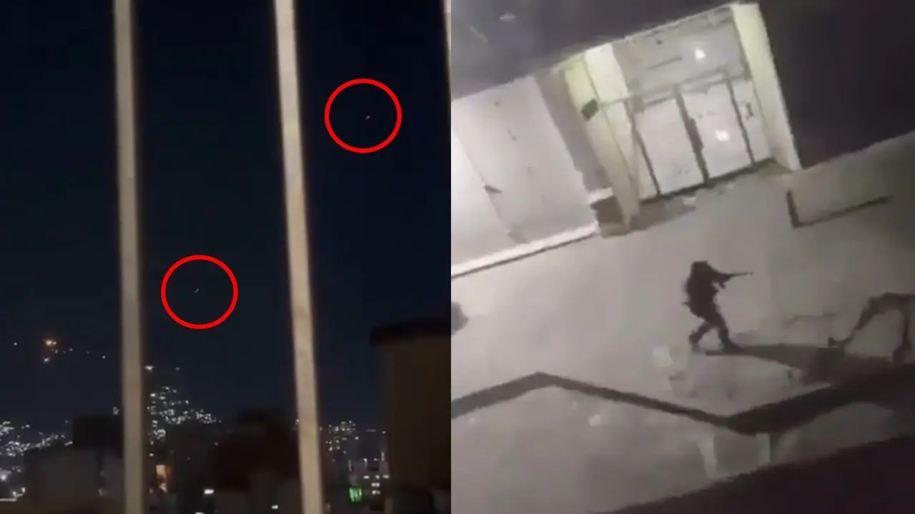 Chaos in Caracas the night of this Monday, January 5