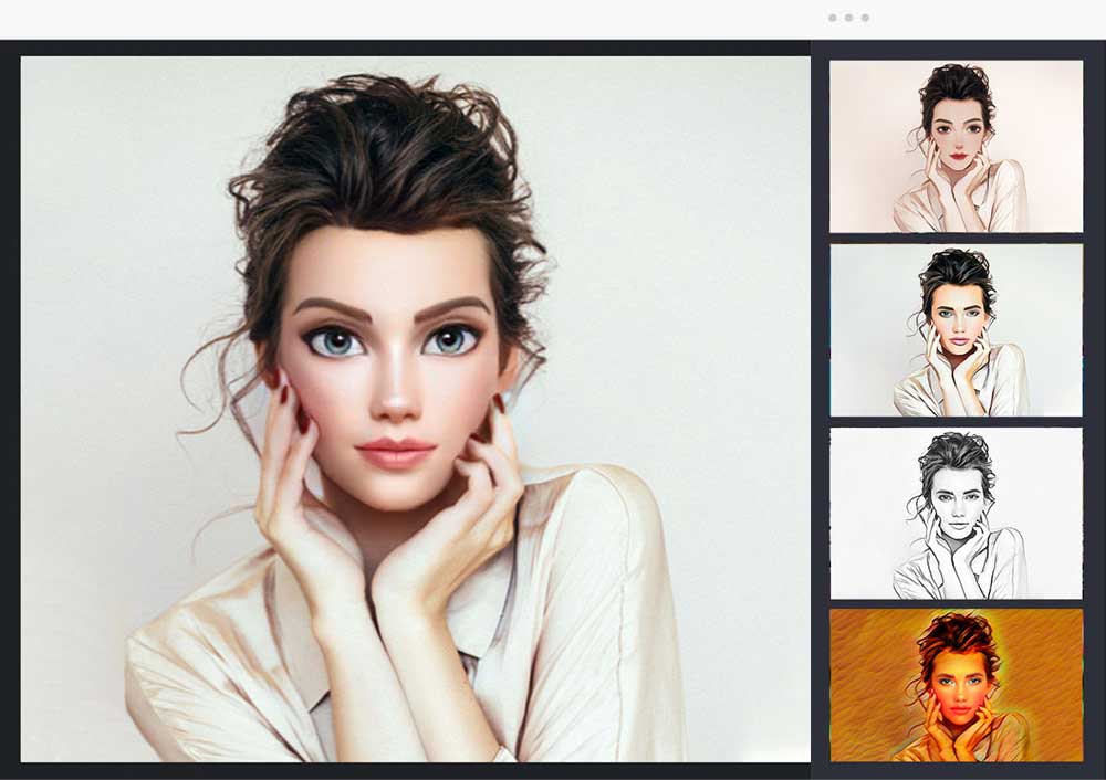 Upload your photo, select cartoon . Anime Filter Photo To Cartoon Photo To Sketch Photo To Art Online Free With Ai Imgkits Com