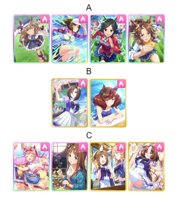 Make sure you take the joker cards . Uma Musume Pretty Derby Support Card Tier List Steamah