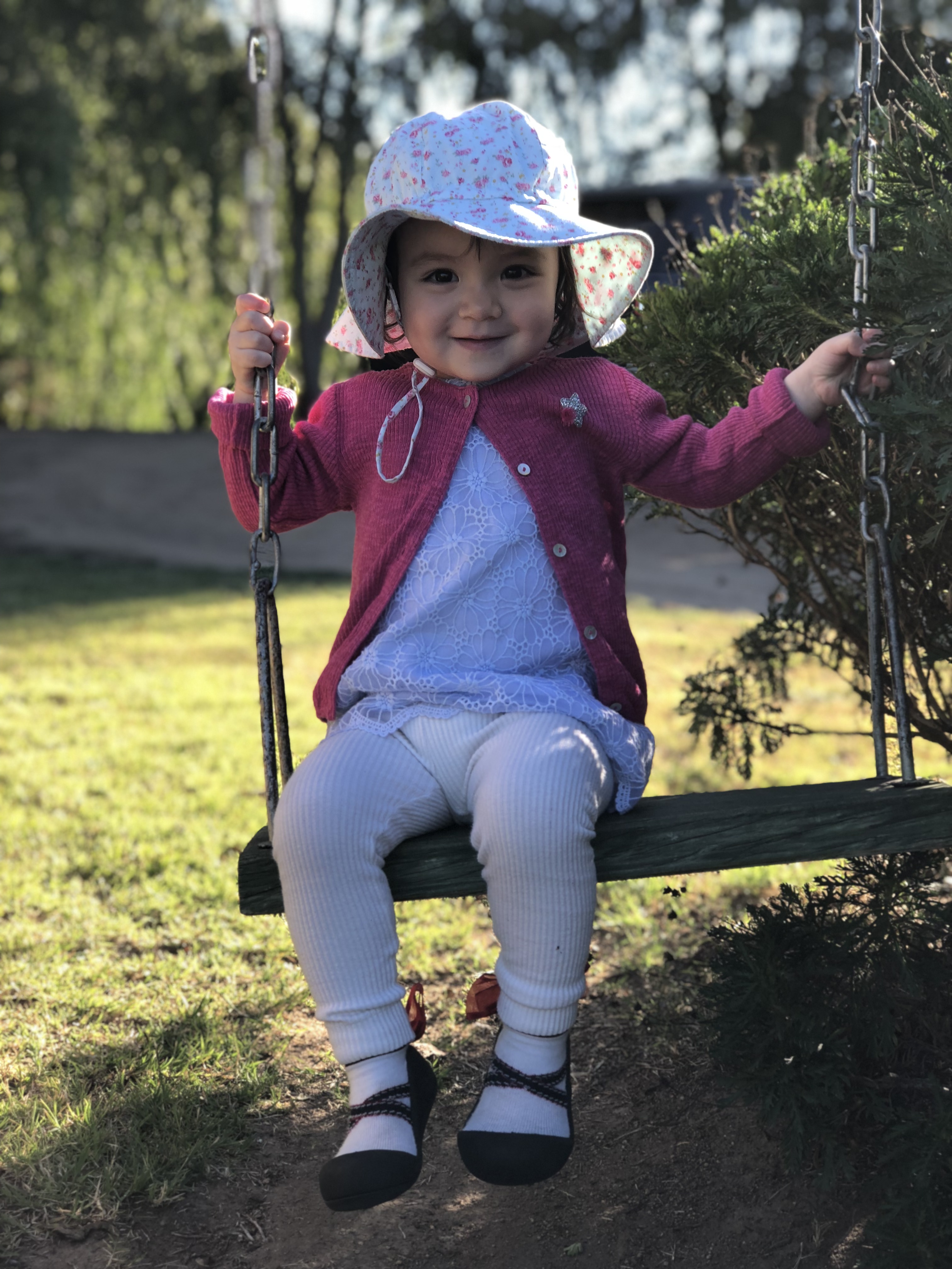 Sofia on the swing
