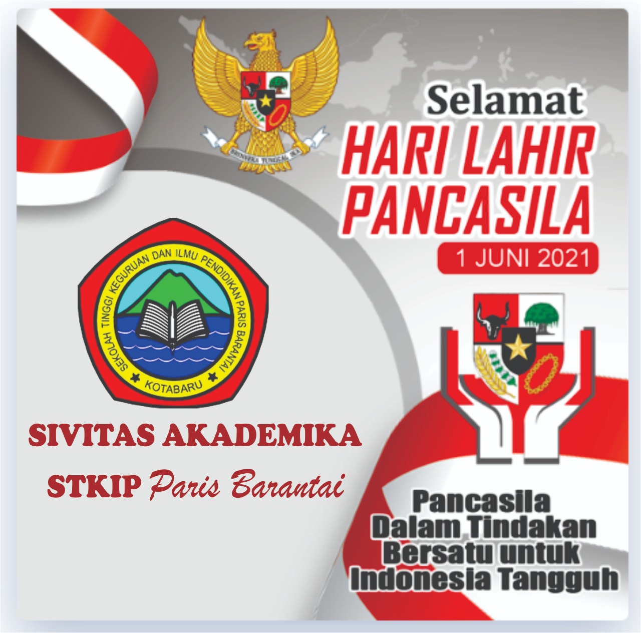 Selamat Hari Lahir Pancasila – STKIP PARIS BARANTAI