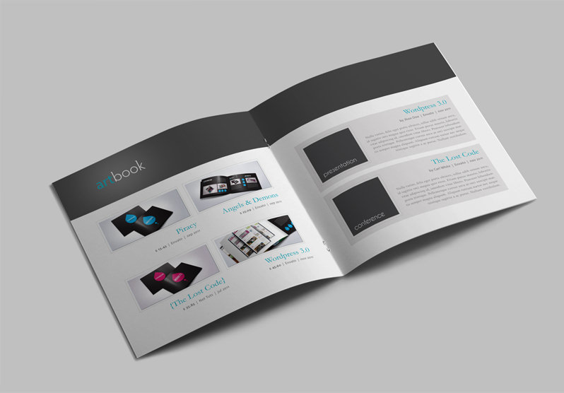 Catalog Template Artbook Stockindesign