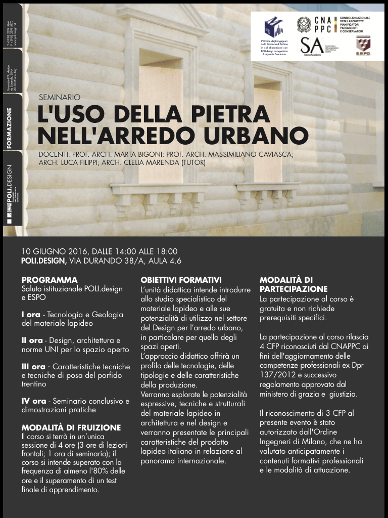 10 Giugno 2016 Corso A Milano-4 Cfp Architetti 3 Cfp Per Ingegneri – Stone Academy Italy – Ente Terzo Riconosciuto Da Cnappc 1024_x_768_png