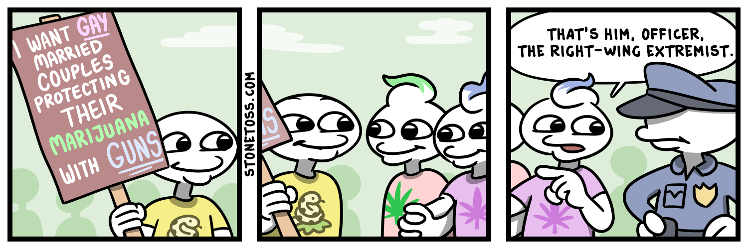 Check out this DANK queer in a Trump hat!