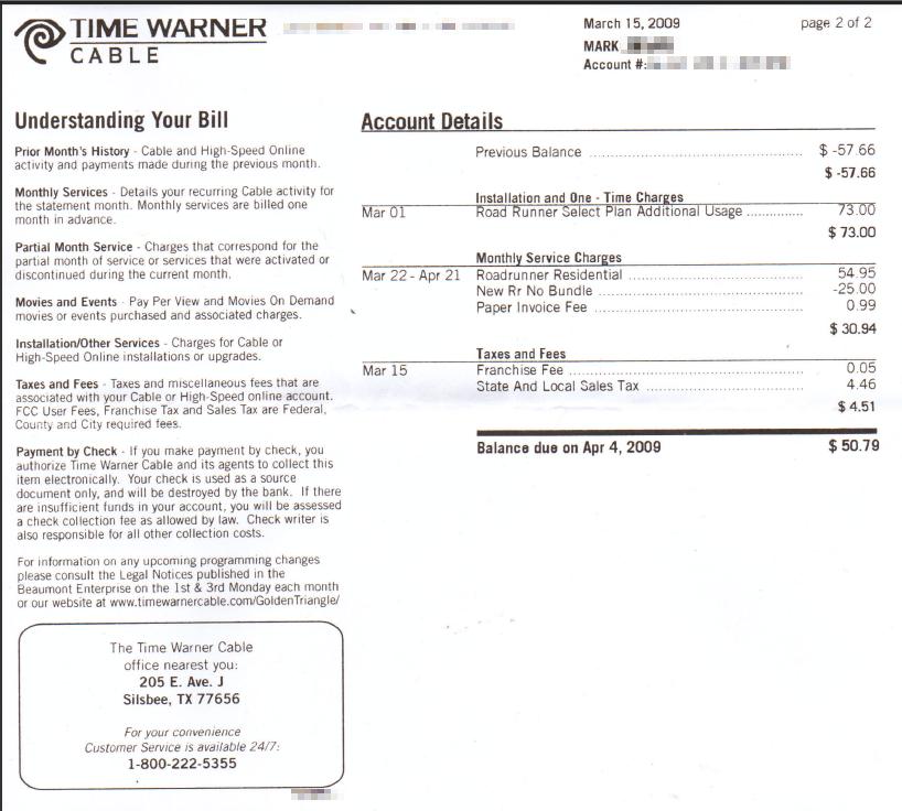 Texas Customer Goes to War With Time Warner Cable & AT&T Over