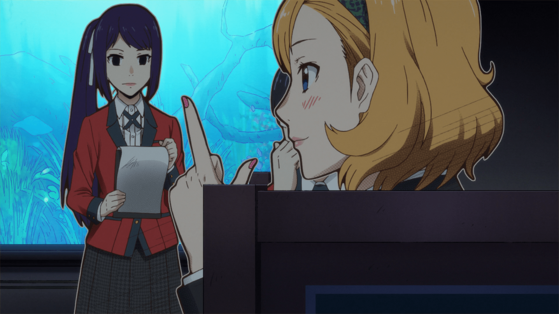 Children from influential families in politics and businesses attend the hyakkaou private hibiki Kakegurui Picture Drama - 03 Student Council Cafe Project.mkv | Anime Tosho