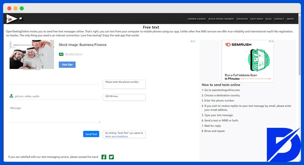 If you want a totally free way to send text messages from an actual mobile . Free Text Message Online The Best Sites Dopinger