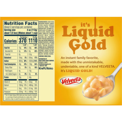pic Velveeta Cheese Sauce Nutrition cub s