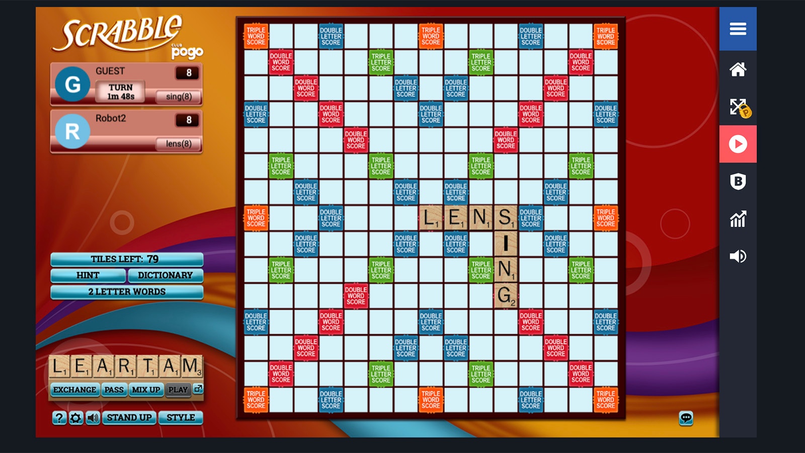 Scrabble hurts itself with its lack of online opponents. 10 Places To Play Single Player Scrabble Online Free