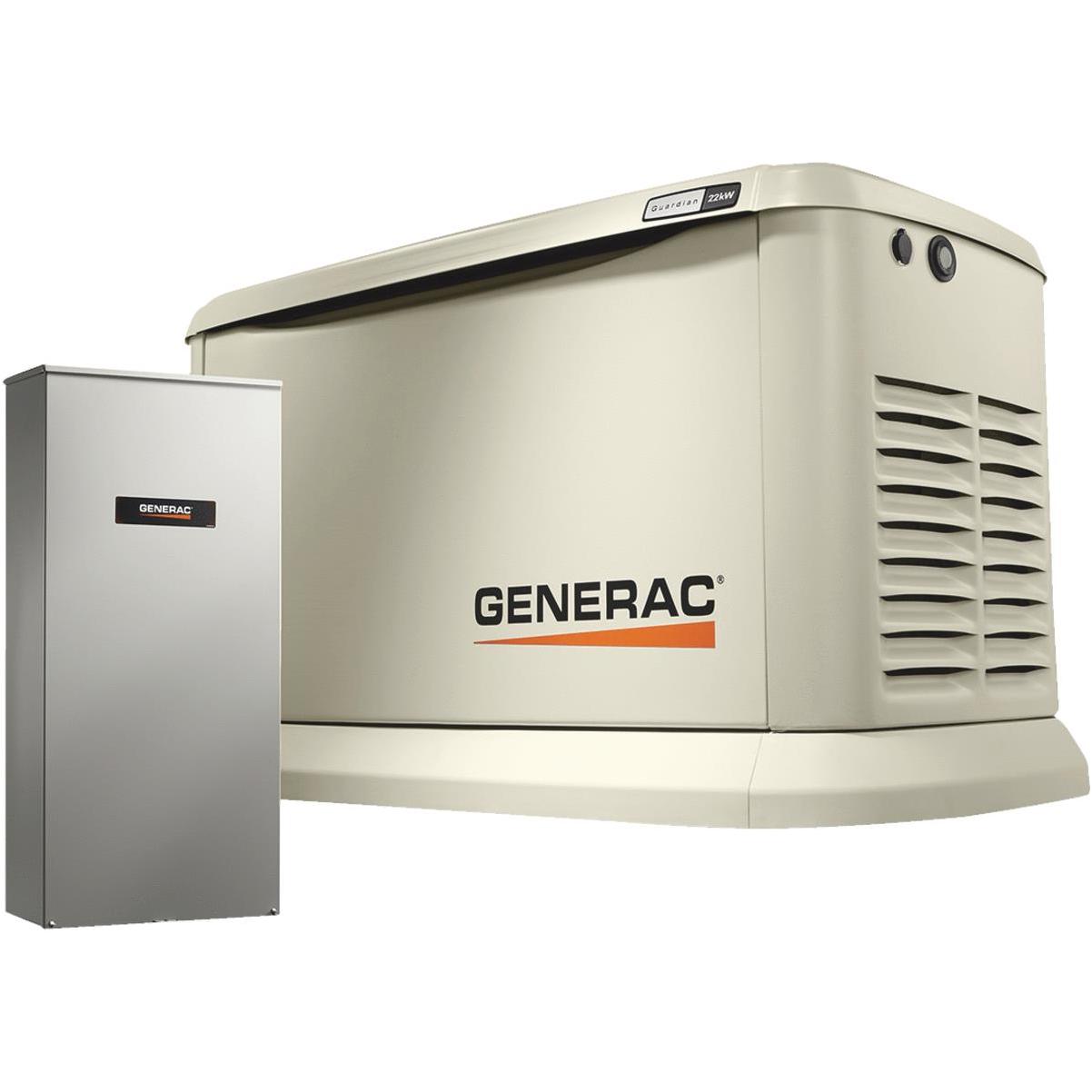 It makes upgrading from a portable generator to . Generac Guardian Wifi 19 500w Natural Gas 22 000w Lp Home Standby Generator With 200a Automatic Transfer Switch Hammer Wikan