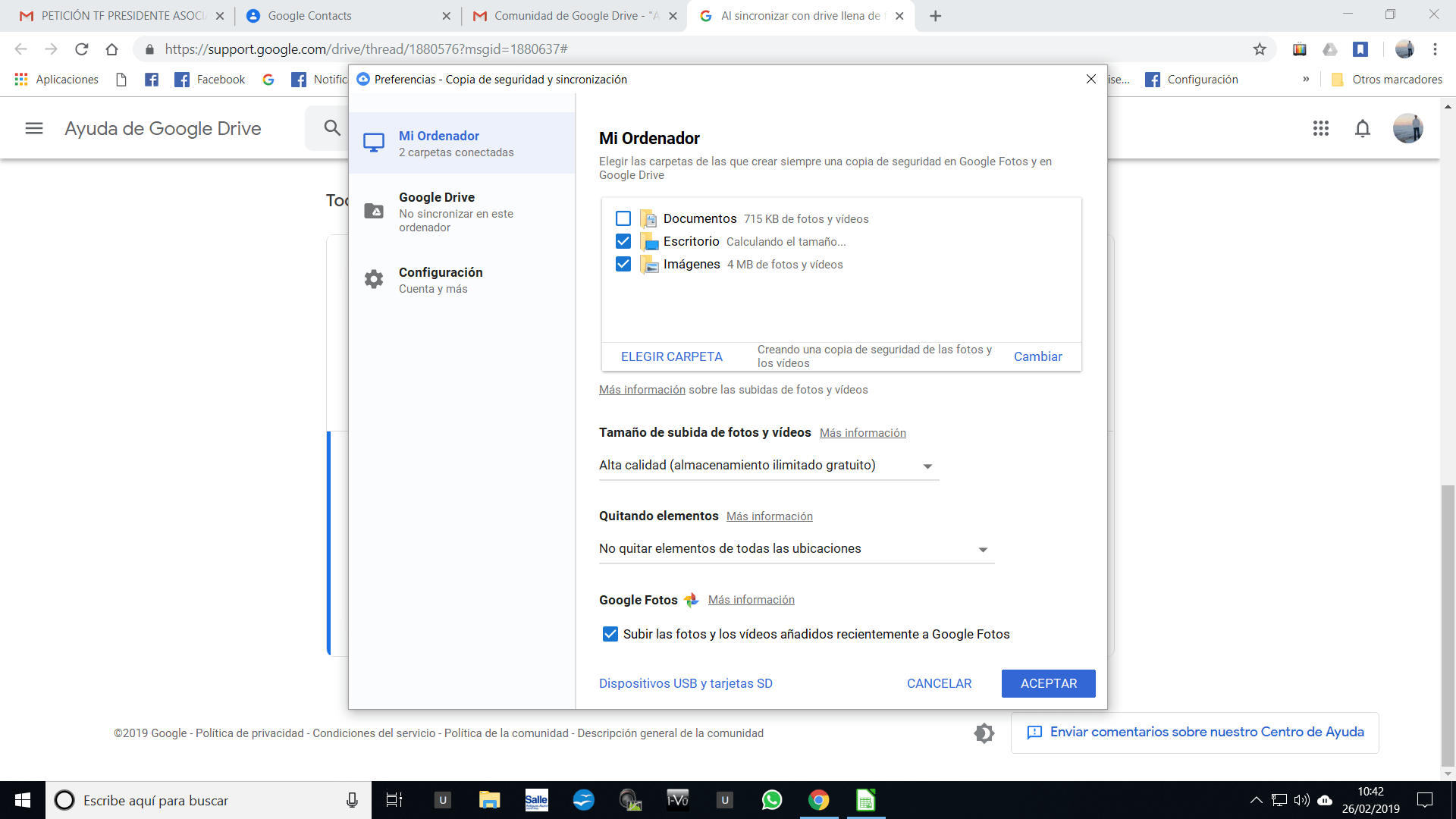 Al Sincronizar Con Drive Llena De Fotos El Escritorio Como Anularlo Comunidad De Google Drive