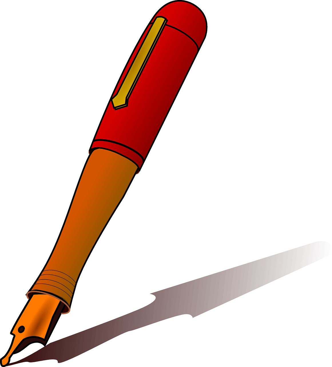 Red And Green Friendship Calligraphy Stroke Phrase