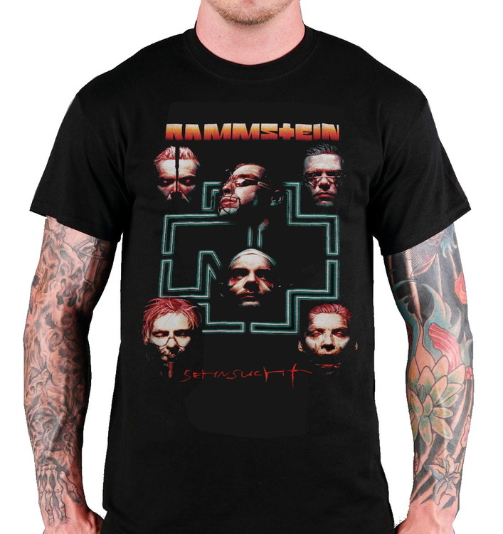 Rammstein shirt, the band 1994 shirt, rock band shirt, industrial rock tee, rock n roll shirt, rock music gift, band shirt, music shirt tee. Rammstein Sehnsucht T Shirt Mikefashion Se