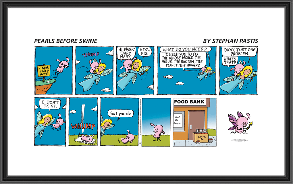 For the past 20 years, pearls before swine has been one of the most popular and consistently hilarious comic strip in newspapers. Pearls Before Swine - Aug 2, 2020 - Comic Art Print