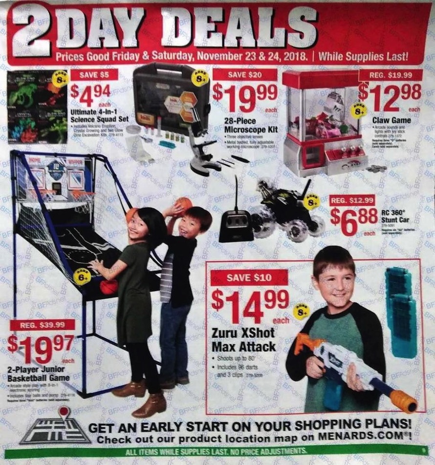 Menards Black Friday Ad 2018 Struggleville
