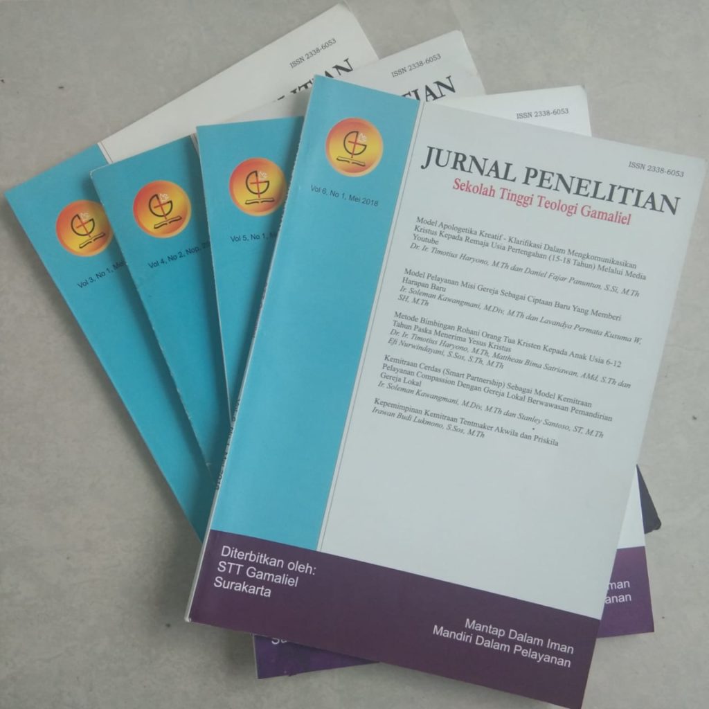 Peran pemimpin gereja terhadap kepemimpinan pelayanan kaum muda sangat. Jurnal Penelitian Stt Gamaliel