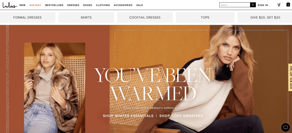 Start by signing up for emails and get 15% off any order. 10 Fashion Websites To Use As Inspiration In 2020 Studio M