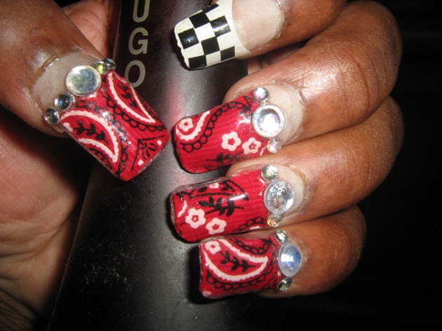See more ideas about bandana nails, nails, nail designs. Flagging For Femmes And Other People Who Need An Alternative To The Back Pocket Stuff Queer People Need To Know