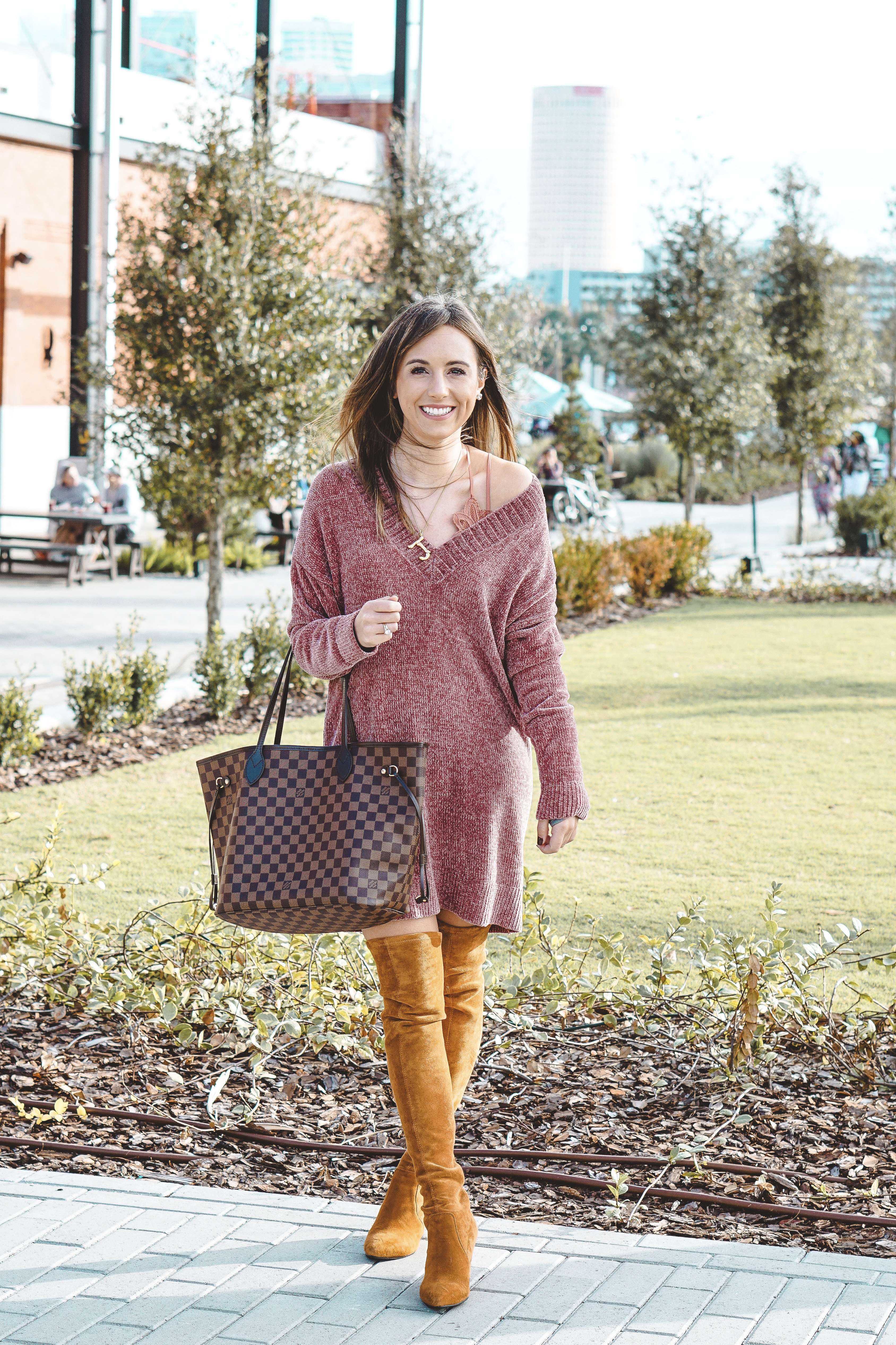express chenille sweater dress