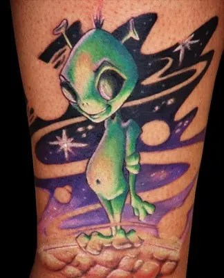 10 Best Alien Tattoo Designs And Ideas | Styles At Life 403_x_324_webp