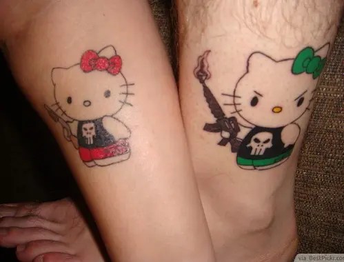 25 Stylish And Cute Matching Tattoos For Couples | Styles At Life 380_x_499_webp