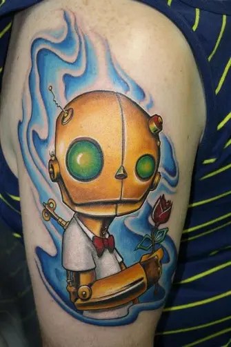 9 Mind-Blowing Robot Tattoo Ideas, Designs And Meaning | Styles At Life 503_x_335_webp