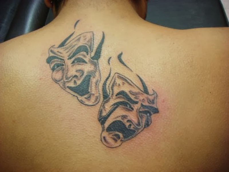 Top 9 Mask Tattoo Designs And Pictures | Styles At Life 600_x_800_jpg