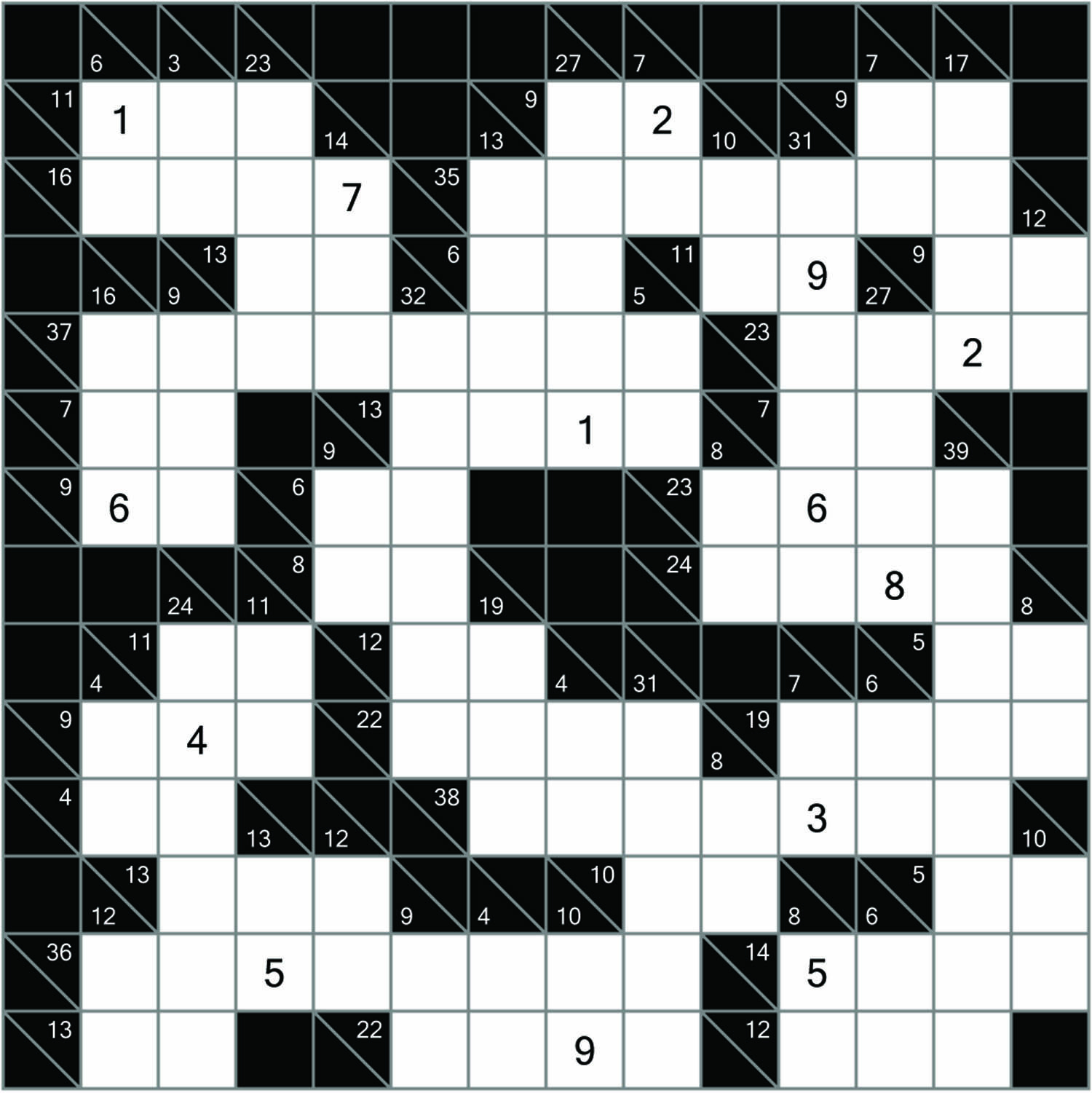 sudoku embedded in a kakuro paramesis puzzle blog