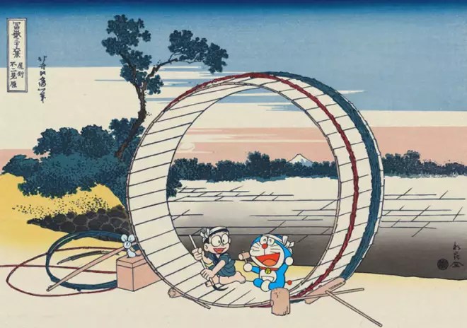 Kunstler Stellen Traditionelle Ukiyo E Holzschnitte Mit Modernen Motiven Her