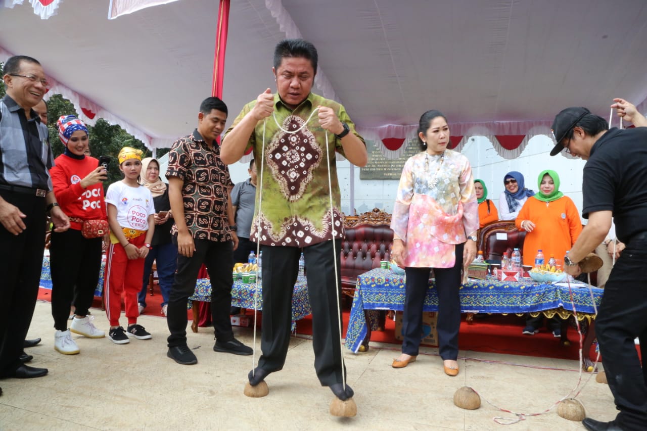 Festival Permainan Anak Tradisional, Ternyata Gub Sumsel ‘Lihai’ Juga  Mainkan Ini - Sumsel Terkini