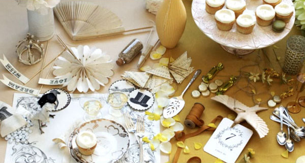 table decoration, украшение стола