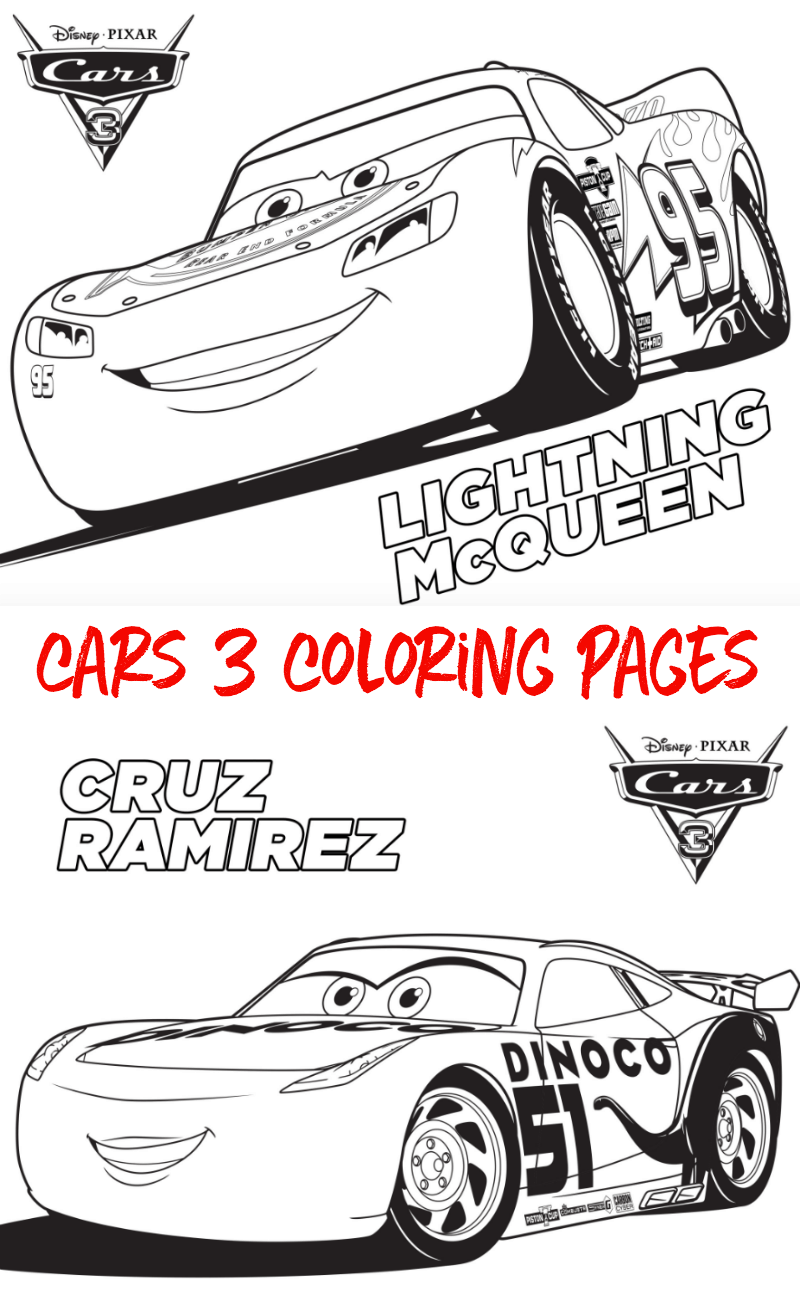 free cars 3 coloring sheets cars3 sunny sweet days
