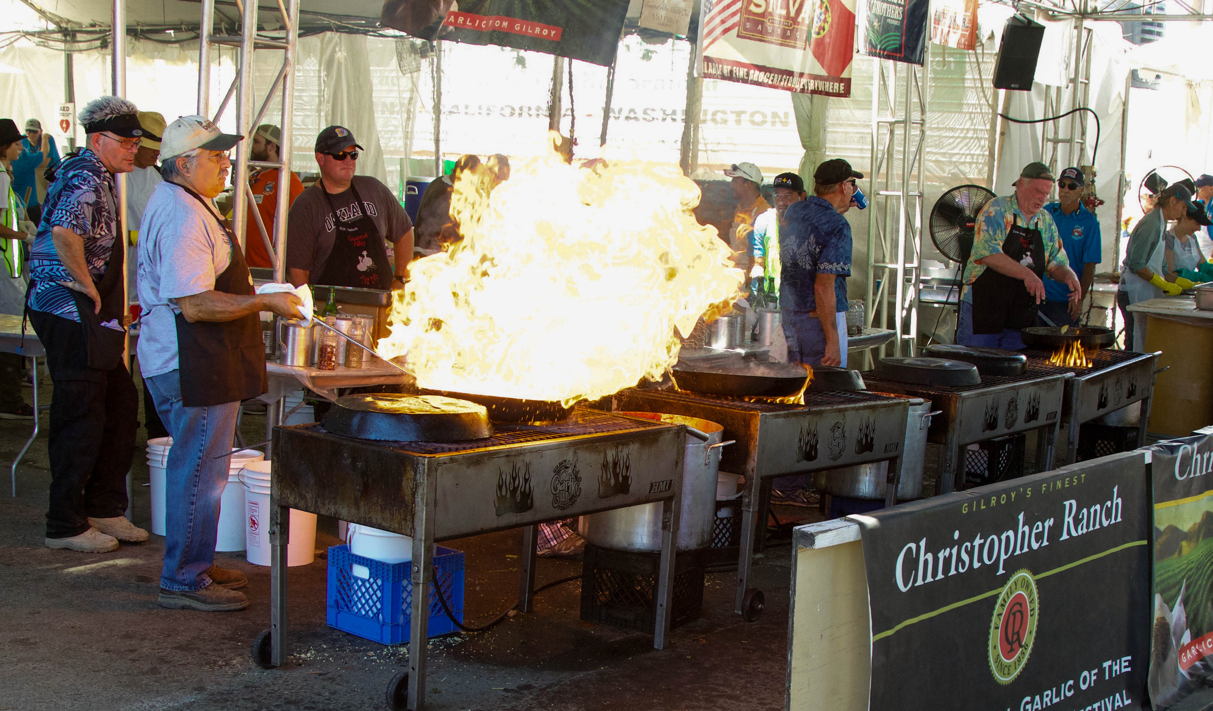 Gilroy Garlic Festival, Gilroy CA Sunset & Sewanee
