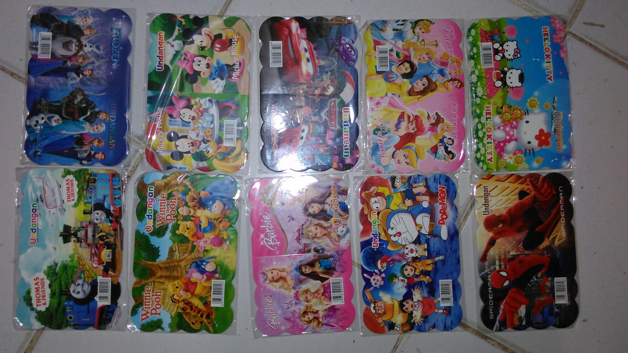 Label snack ulang tahun + undangan. Grosir Kartu Undangan Ulang Tahun Anak Anak Difie Toys
