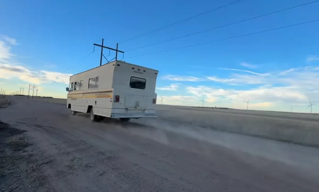 Man turbocharges abandoned RV he found in Wyoming barn