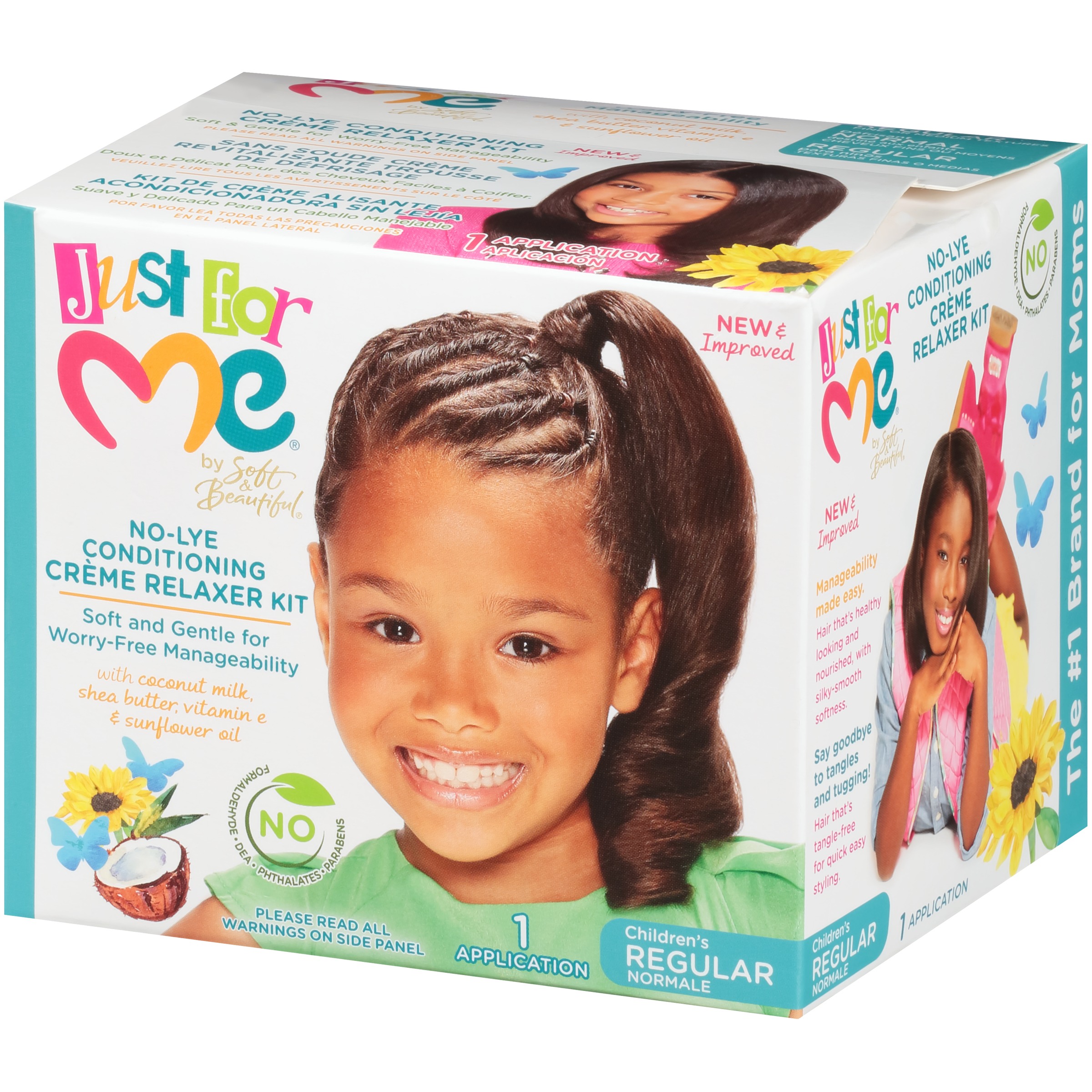 Just for Me – No-Lye Conditioning Creme Relaxer Kit