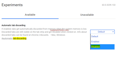 Prevent Chrome from Reloading tabs