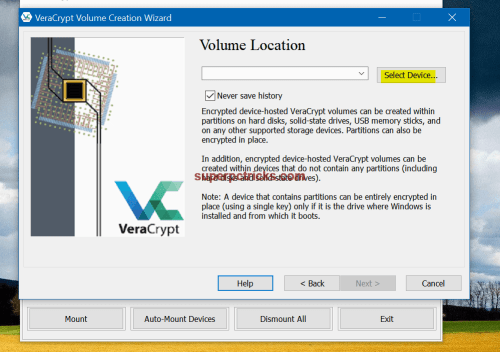 encrypt a flash drive without software
