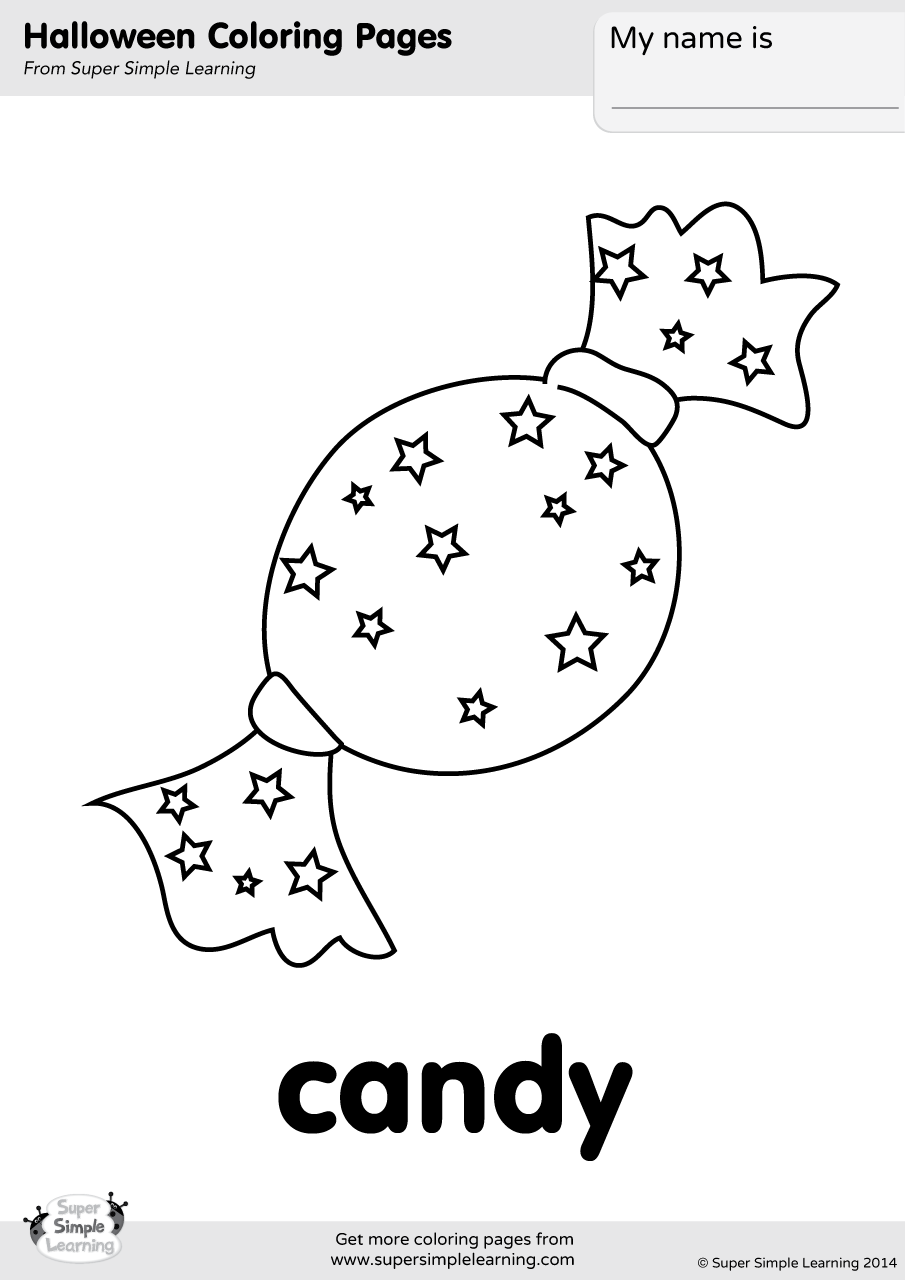 Plus, it's an easy way to celebrate each season or special holidays. Candy Coloring Page Super Simple