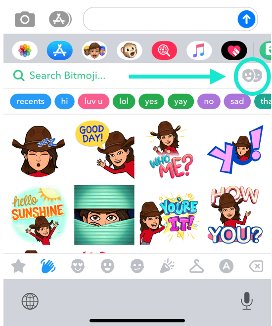 Configurar O Friendmoji No Teclado Bitmoji Do Ios Suporte Bitmoji