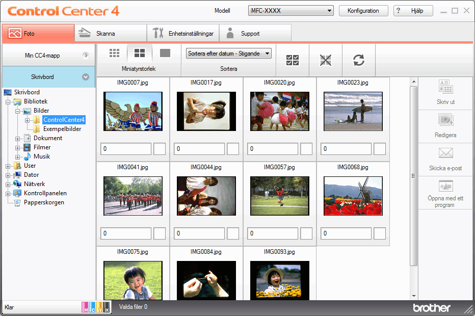 Du kan skriva ut dokument med valfri skrivare som du har ställt in med din mac. Skriva Ut Fotografier Fran Controlcenter4 Windows Dcp J1100dw Mfc J1300dw