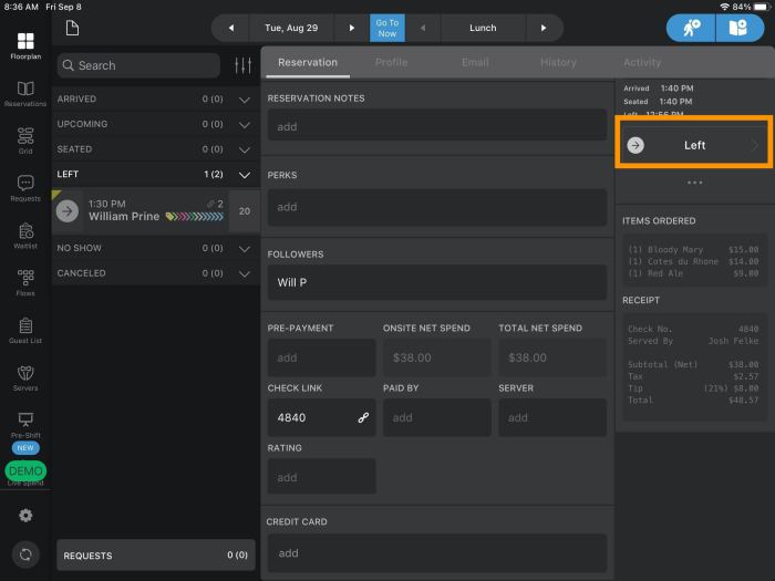 Sevenrooms app for android